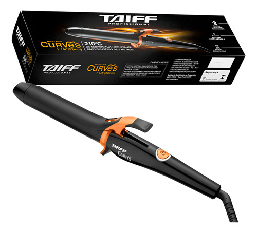 Modelador De Cachos Curves Bivolt 32mm 1 1/4 Taiff Bivolt