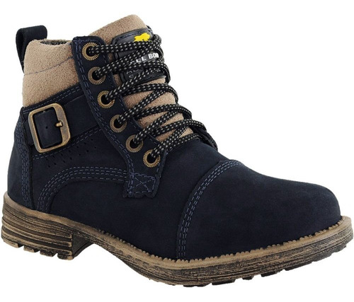 Bota Adventure Masculina Couro Conforto Trilha Infantil 830