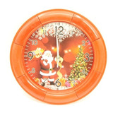 Reloj Colgar Navidad Viejo Pascuero 33 Cms Diámetro
