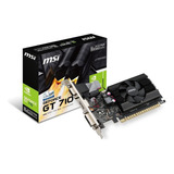 Tarjeta De Video Msi Geforce Gt 710 2gd3 Lp Ddr3 Hdmi-dvi-d 