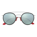 Óculos De Sol Unissex Ray-ban Rb3647-m F031/30 Linha Ferrari