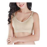 Brasier De Maternidad Para Lactancia Talla L Color Beige