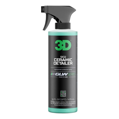 3D Quick Detailer Cerámico GLW Series Ultra Brillante Hidrofóbico 473ml | Envío gratis
