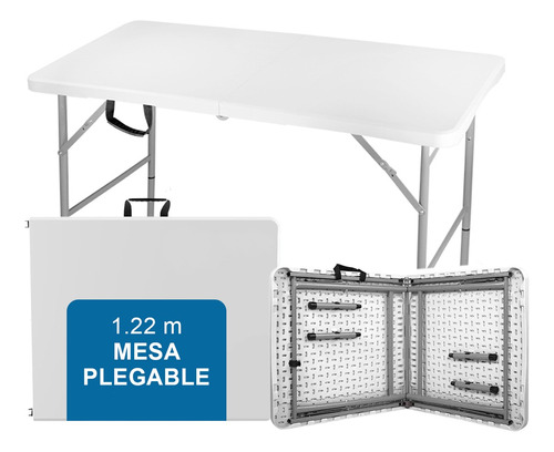 Mesa Portátil Plegable 1.22m Altura Ajustable Portafolio