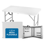 Mesa Portátil Plegable 1.22m Altura Ajustable Portafolio