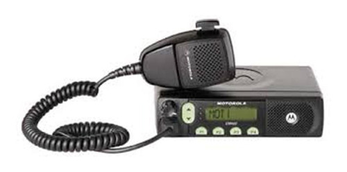 06 Rádio Motorola Em400 Vhf Com Ptt Cabo De Força, Suporte 