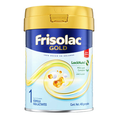 Leche de fórmula en polvo sin gluten Frisolac Gold 1 New Begginnings en lata de 400g - 0 a 6 meses | Envío gratis