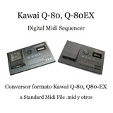 Conversor Formato Kawai Q-80, Q80-ex A Standard Midi File