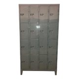 Locker Bolsero De Metal 16 Puertas Angostas - Lockers Nfb