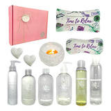 Caja Regalo Mujer Relax Set X11 Jazmín Aroma Spa Kit N119