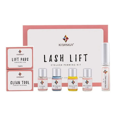 Kit Lash Lift Permanente Pestañas Marca Iconsign con Aceite Nutritivo | MercadoLibre