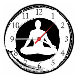Relógio De Parede Budismo Buda Chácras Gg 50 Cm Quartz 12