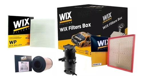 Kit X 4 Filtros Wix Vw Amarok 2.0 Tdi Desde 2015 Para Sensor