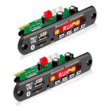 Kit 2 Placa Decodificadora Amplificada 80w 2x40w Bluetooth