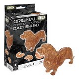 Rompecabezas De Cristal 3d - Perro Salchicha