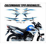 Calcomanias Suzuki Dr 150  Tipo Originales 2024 Azul