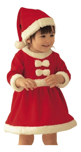 Gorro De Navidad Con Vestido De Navidad Para Bebé Niña