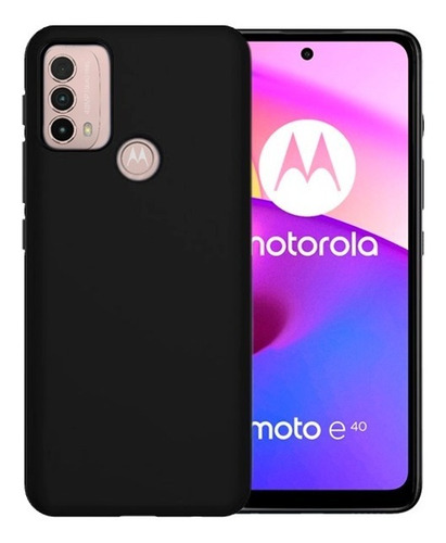 Funda Silicone Case Para  Motorola E40 E20 Anti Golpes
