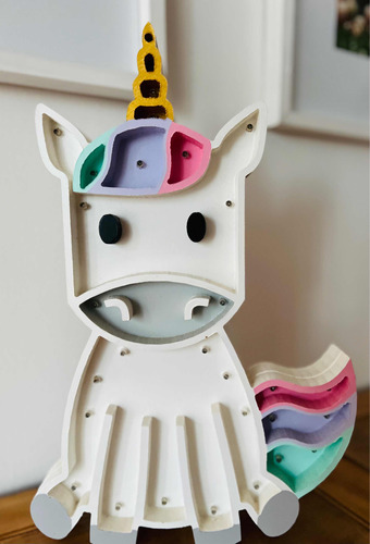 Velador Infantil Led / Luz De Noche Unicornio