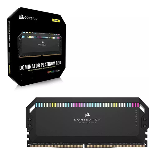 Corsair Dominator Platinum Rgb, Ddr5 5600mhz, 2x16gb, Negro