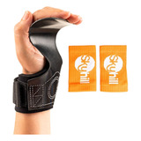 Kit Hand Grip Cf Skyhill E Munhequeira Anti Suor Laranja