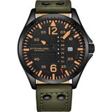 Reloj Original De Acero Inoxidable Deportivo Aviador Analog