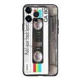 Funda Generica P/ iPhone Retro Cassette Camara Reforzada
