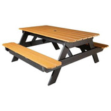 Mesa Picnic Terraza. Madera 4 Cm Espesor .para 6 Personas 