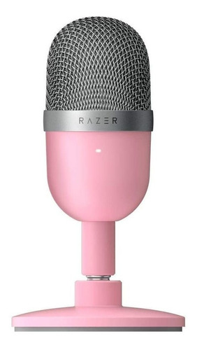 Micrófono Razer Seiren Mini Condensador Supercardioide Rosa 