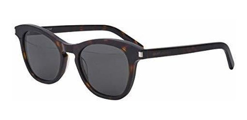 Lentes De Sol - Saint Laurent Sl 356 Dark Havana-grey 49-19-