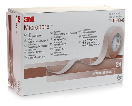Micropore 3m 1/2 Pulgada 1 Caja