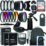 55mm Kit De Accesorios Nikon D3300,d3400,d3500,d5500,d5...