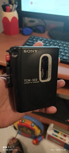 Sony Walkman Grabadora De Reportero Tcm 313 Usado