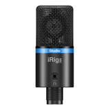 Micrófono De Condensador Irig Mic Studio Bk Ik Multimedia