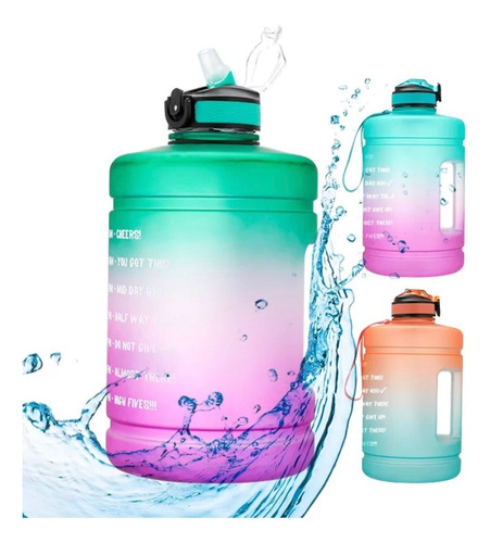 Termo Botella De Agua Motivacional 2.2 Litros