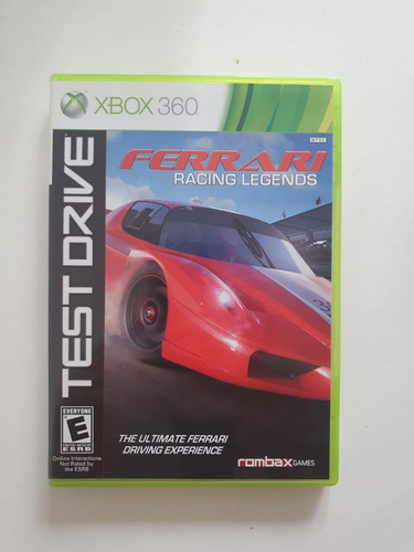 Jogo Test Drive Ferrari Racing Legends Xbox 360 Original