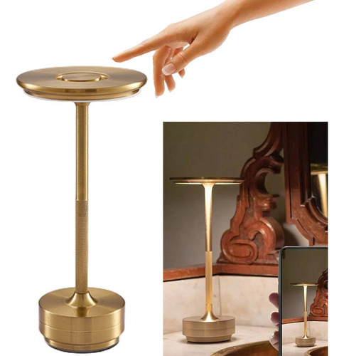 Candelabro De Mesa Inalámbrico, Led Usb Recargable