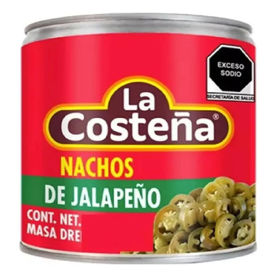 La Costeña Jalapeños Nachos 2.9 Kg Msi