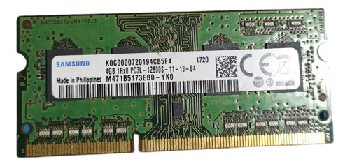 Memoria Ram Samsung 4gb 1rx8 Pc3l 12800s K0c0000720194cb5f4