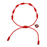 Pulseira Kabbalah Com Pingente De Olho Grego Afastar Mal