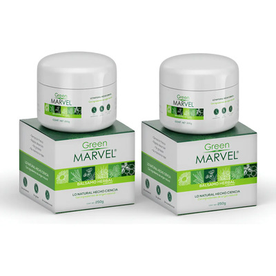 Green Marvel Bálsamo Herbal Natural 2 Pack Tarro 250 Gr | Meses sin interés