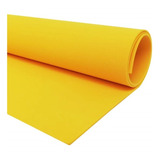 12 Pcs Papel Foami Fomi Pliego Amarillo