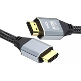 Cable Hdmi V2.1, 8k 60hz, 4k 144hz 3m Gris