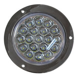 Plafon Redondo Blanco 19 Leds Luz Fija/estrobo 4 Pg