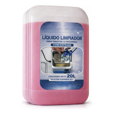 Liquido Para Tina Ultrasonido Limpiador Inyectores 20 L Conc