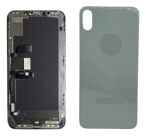 Lcd Frontal Compatível iPhone XS Max + Tampa Traseira Branco