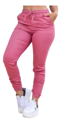 Calça Feminina Jogger Rosa