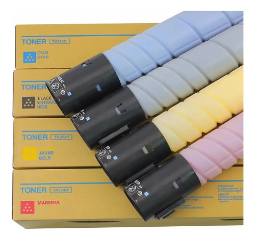 4x Toner Compativel Com Konica Minolta Tn324 C258 C308 C368