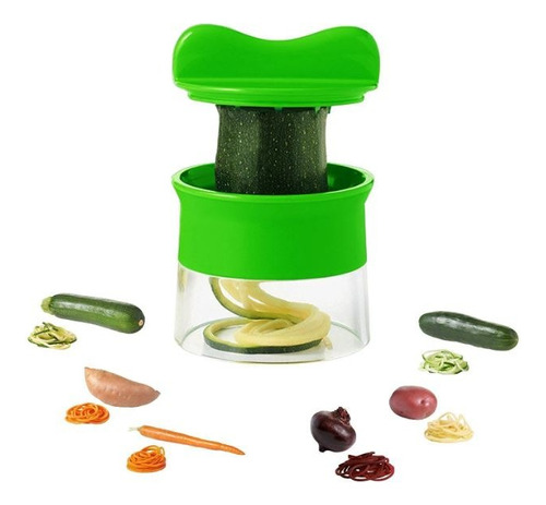 Cortador Espiral Manual Verduras Zucchini Cocina Saludable