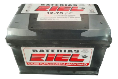 Bateria 12volts,75ampers Marca Riel Con 15 Meses De Garantia